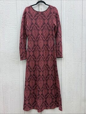 Peruvian Connection Long Sleeve Maxi Dress
